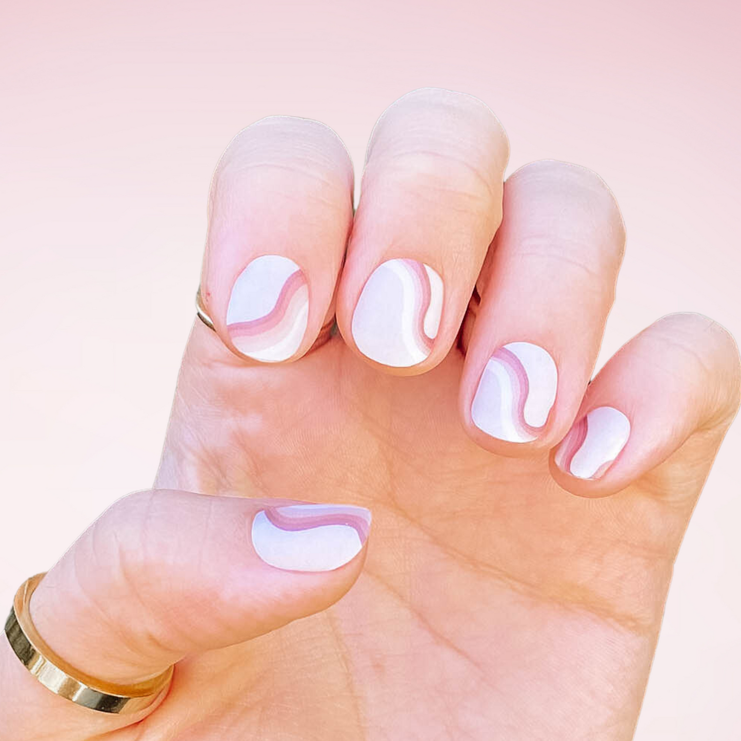 Swirl Nail Polish Wraps (Matte)