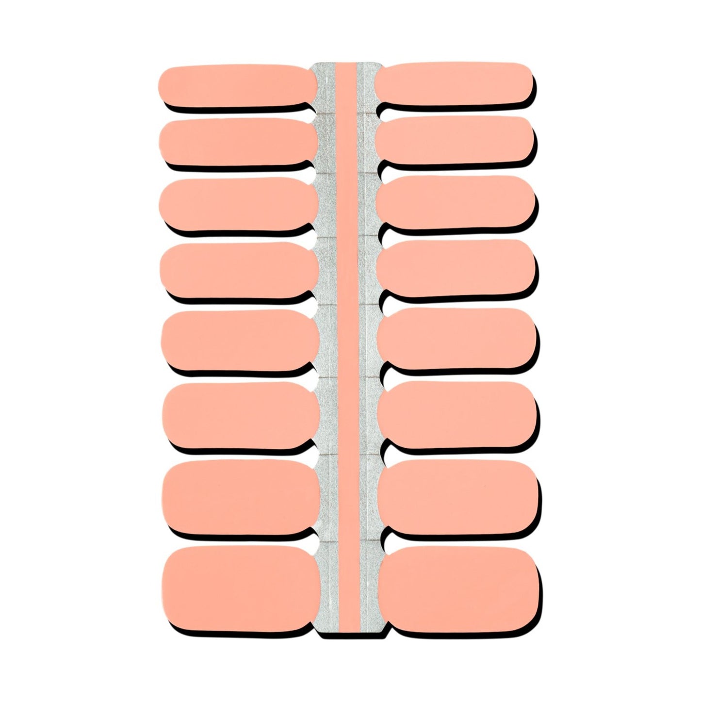 Coral Nail Polish Wraps