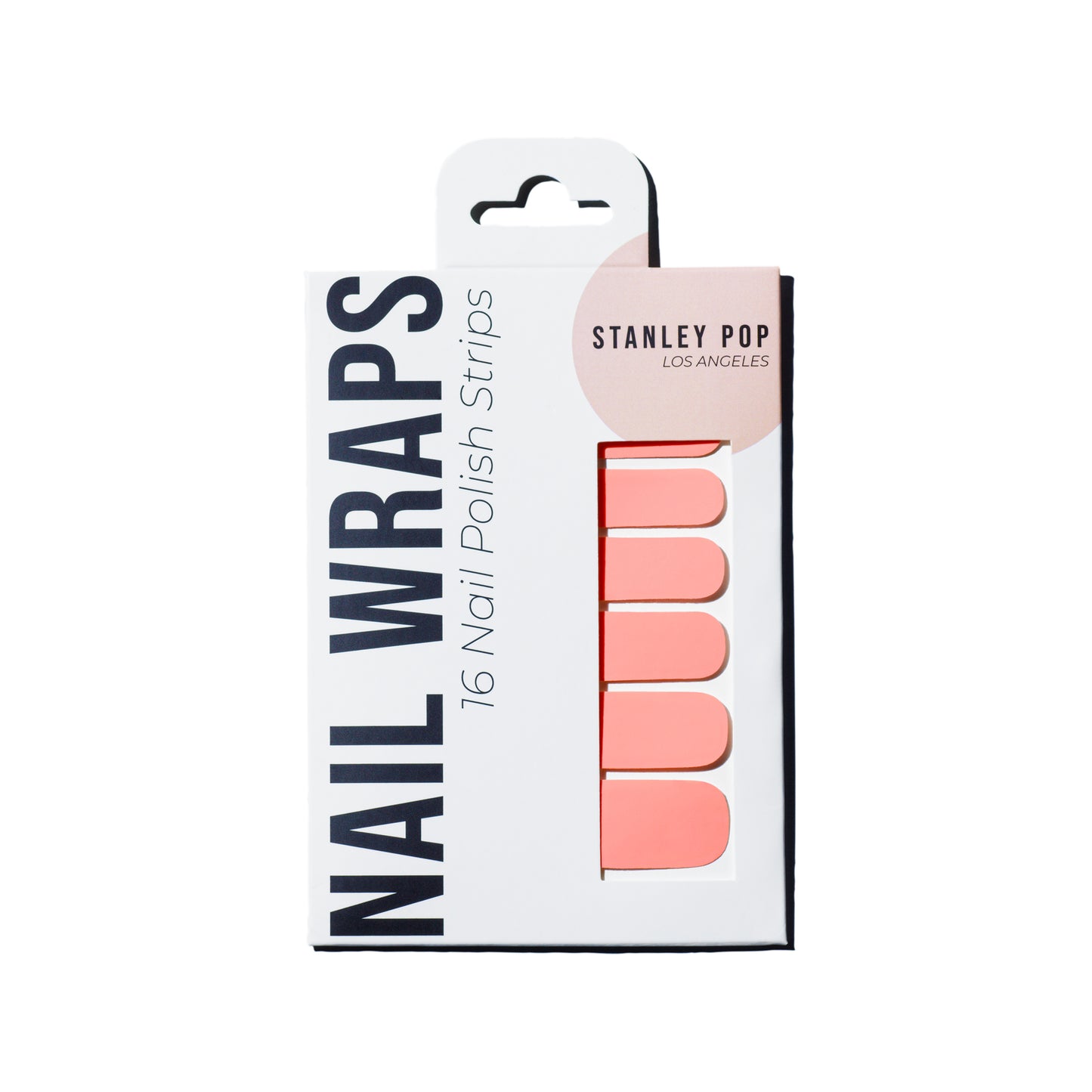 Coral Nail Polish Wraps