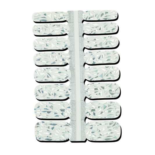 Broken Glass Nail Polish Wraps (Transparent)