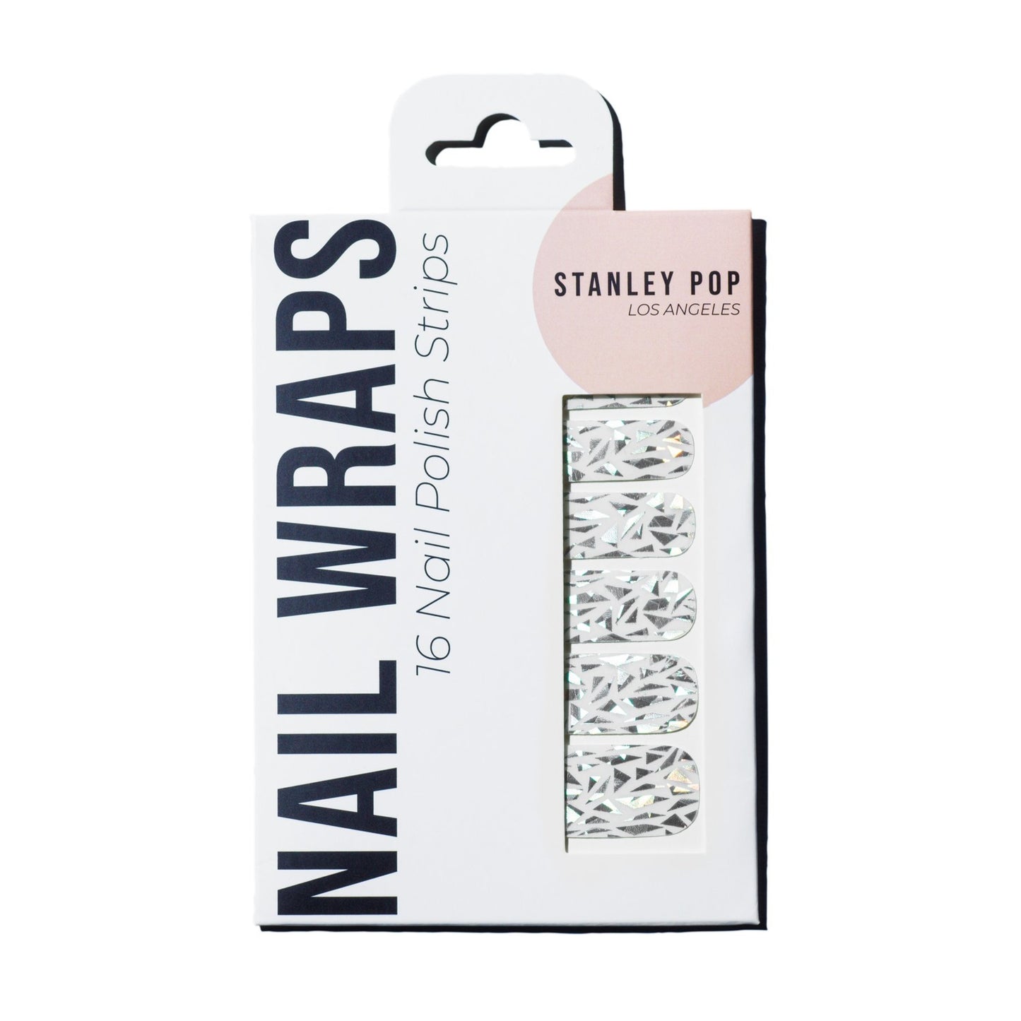 Broken Glass Nail Polish Wraps (Transparent)