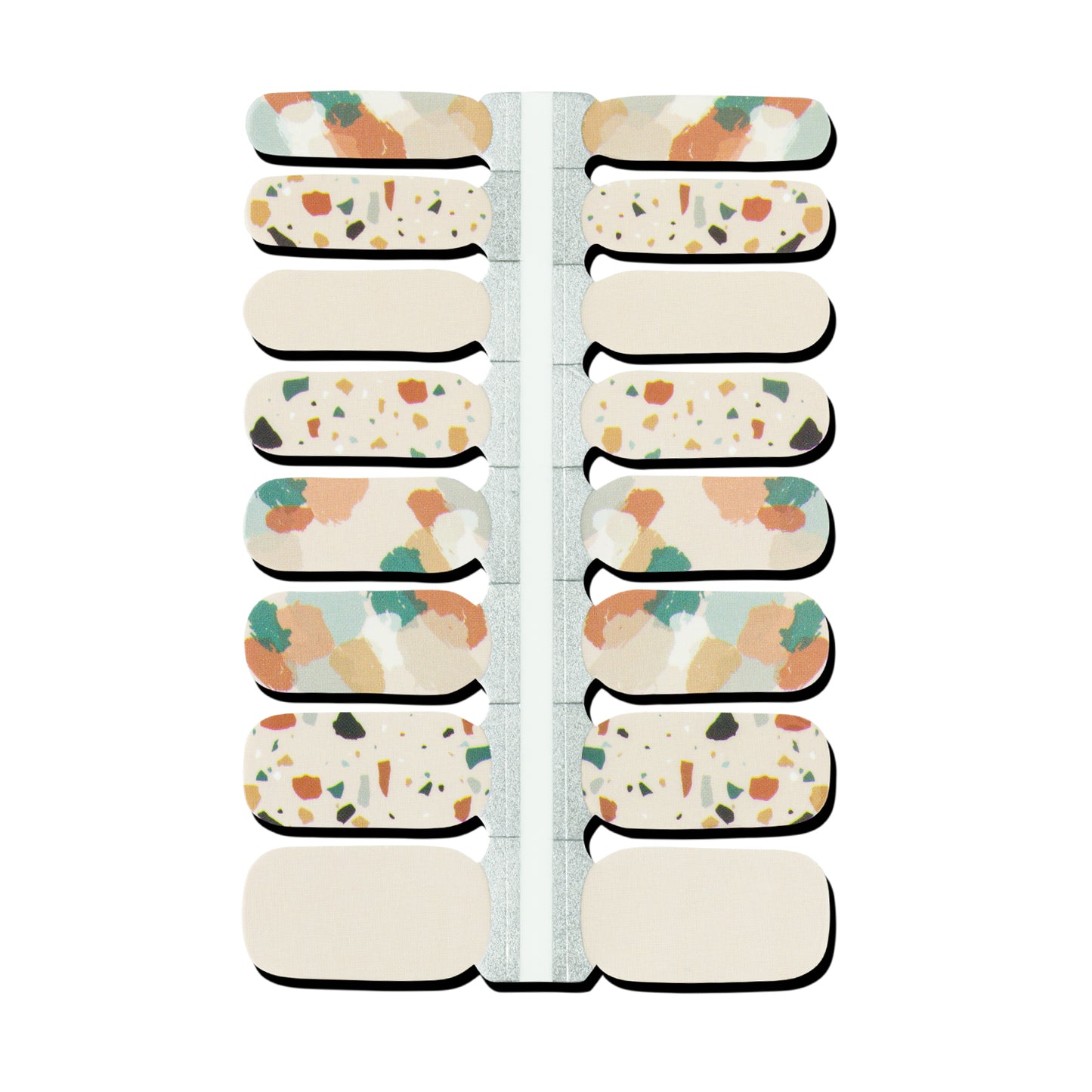 Terrazzo Nail Polish Wraps