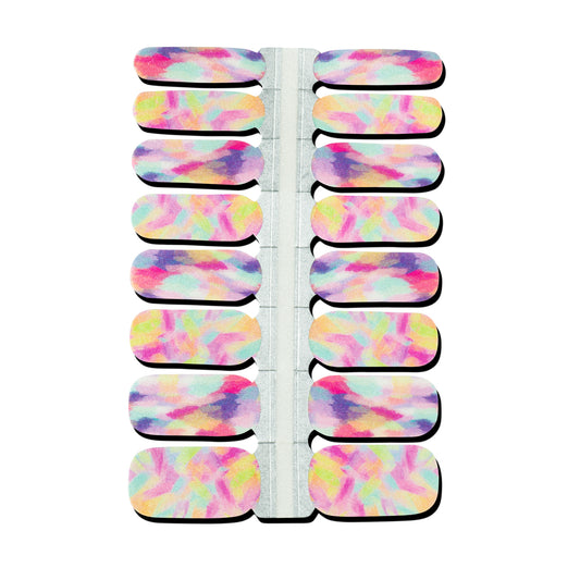Abstract Paint Nail Polish Wraps
