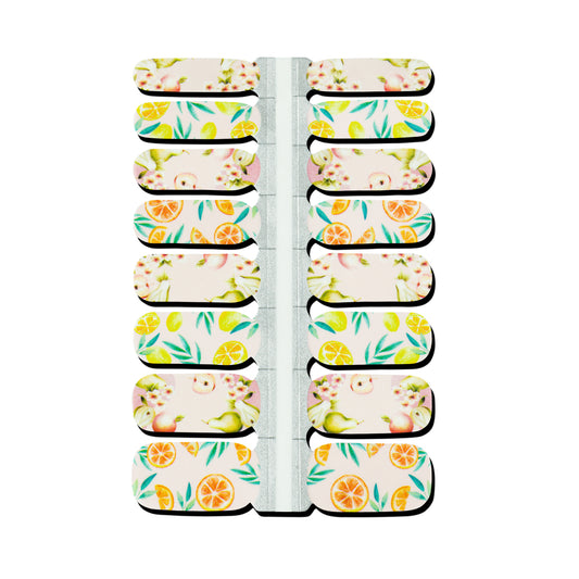 Citrus Party Nail polish Wraps
