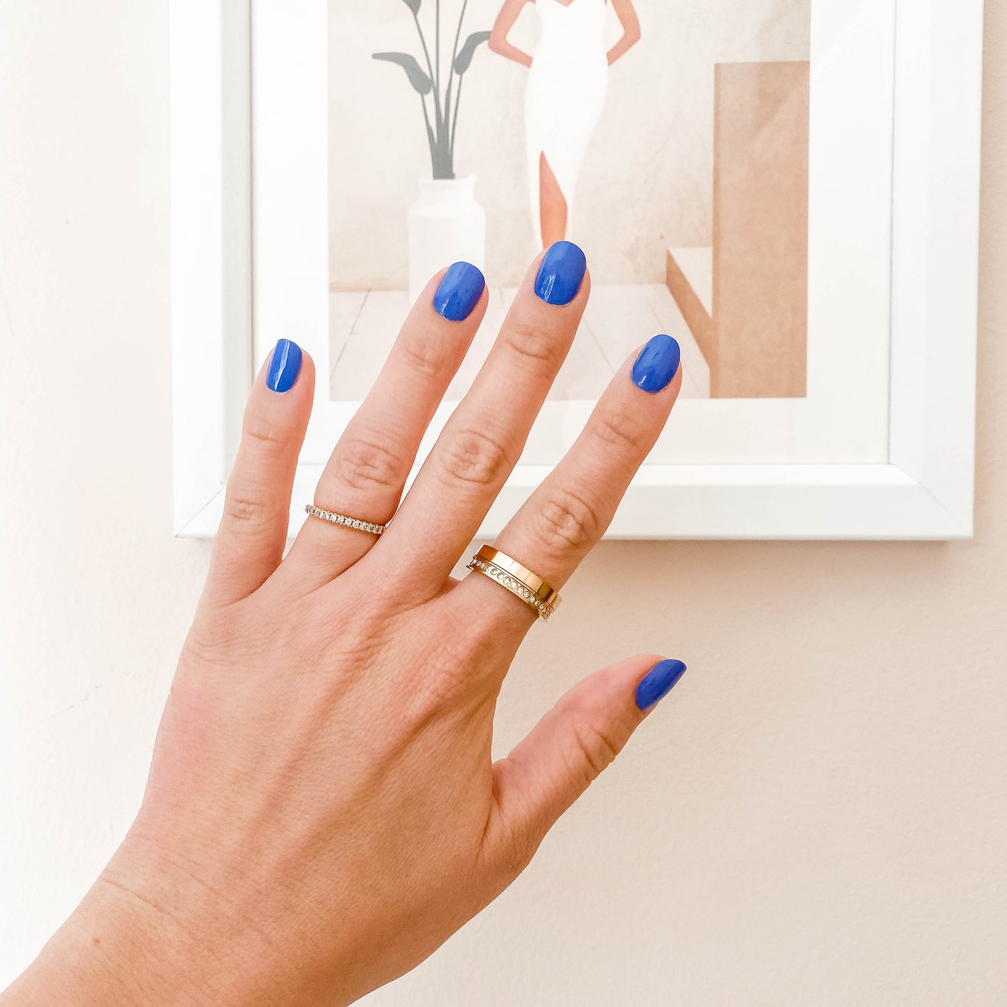 Atomic Cobalt Nail Polish Wraps