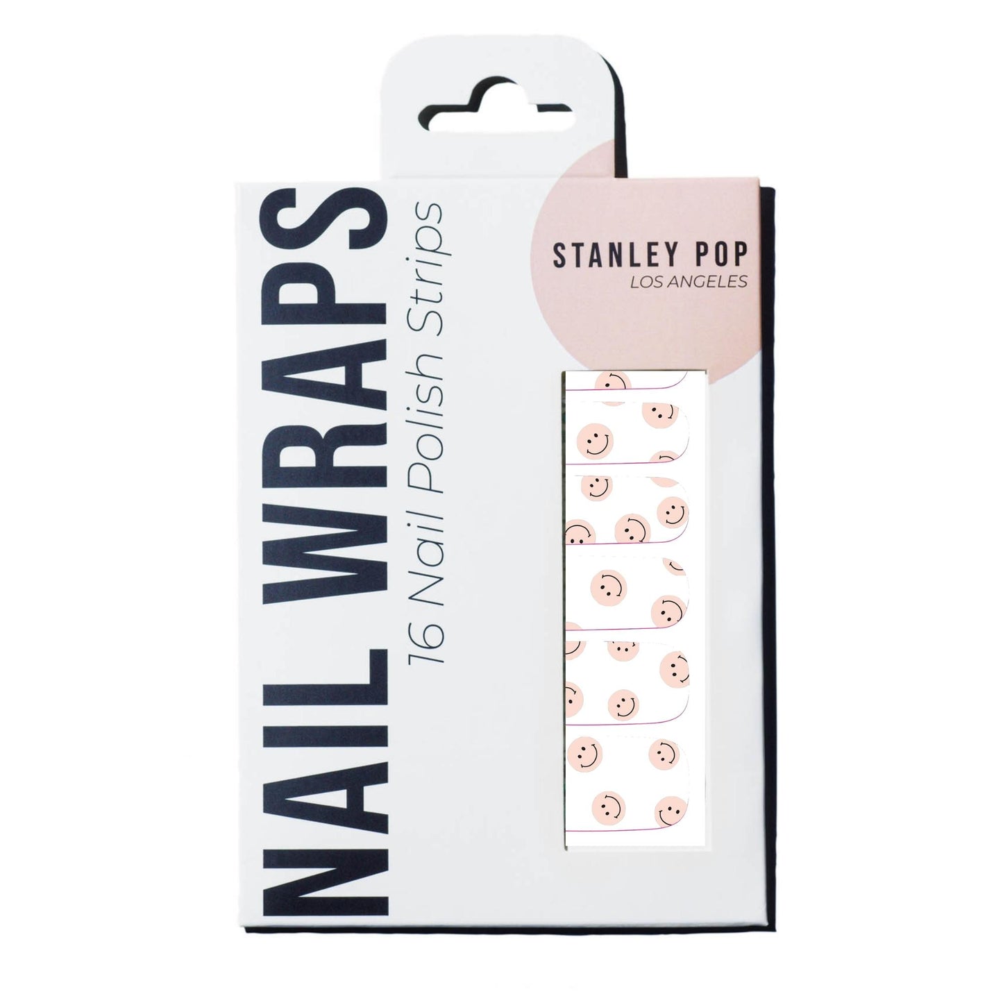 Smiley Nail Polish Wraps (Transparent)