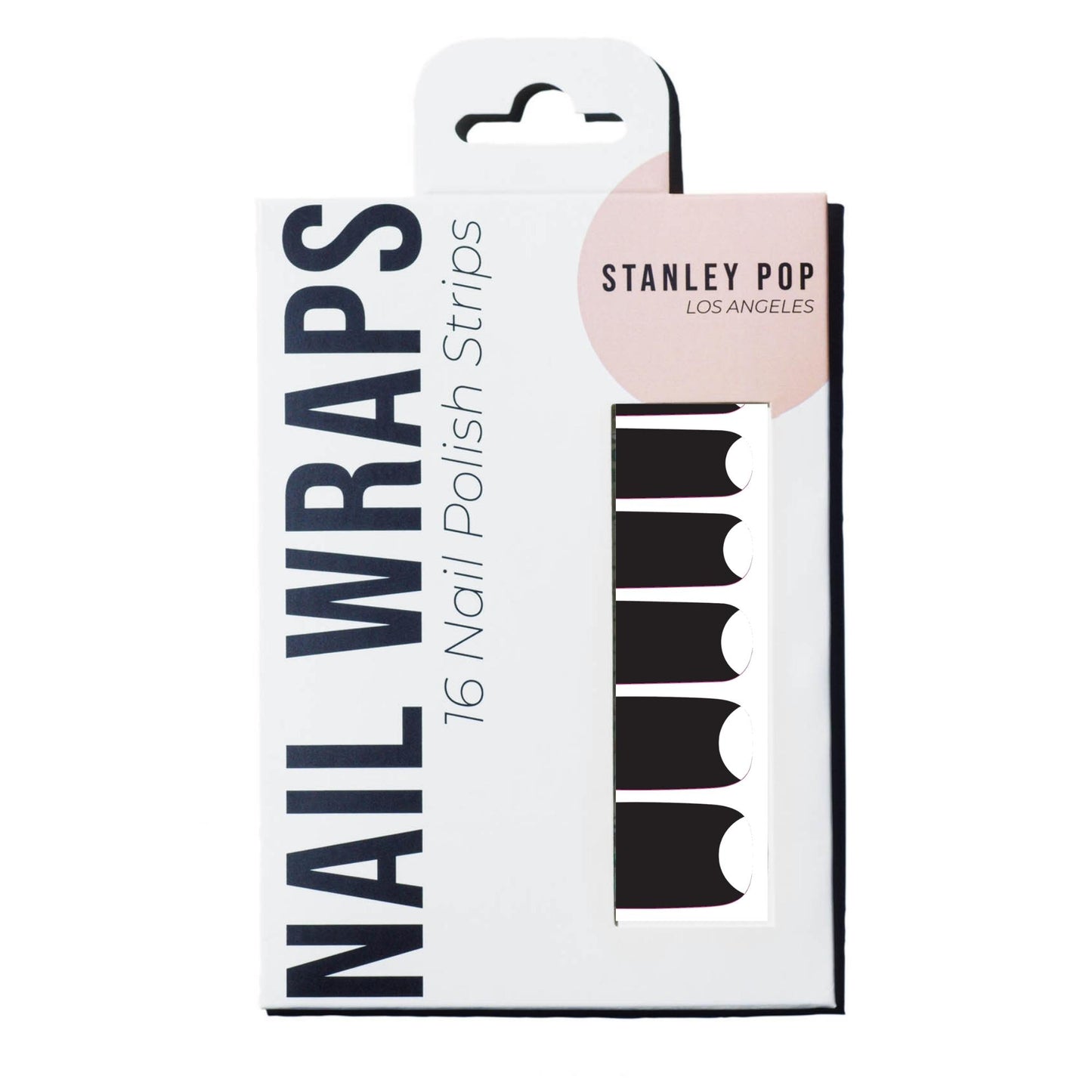 Black Moon Nail Polish Wraps (Transparent)