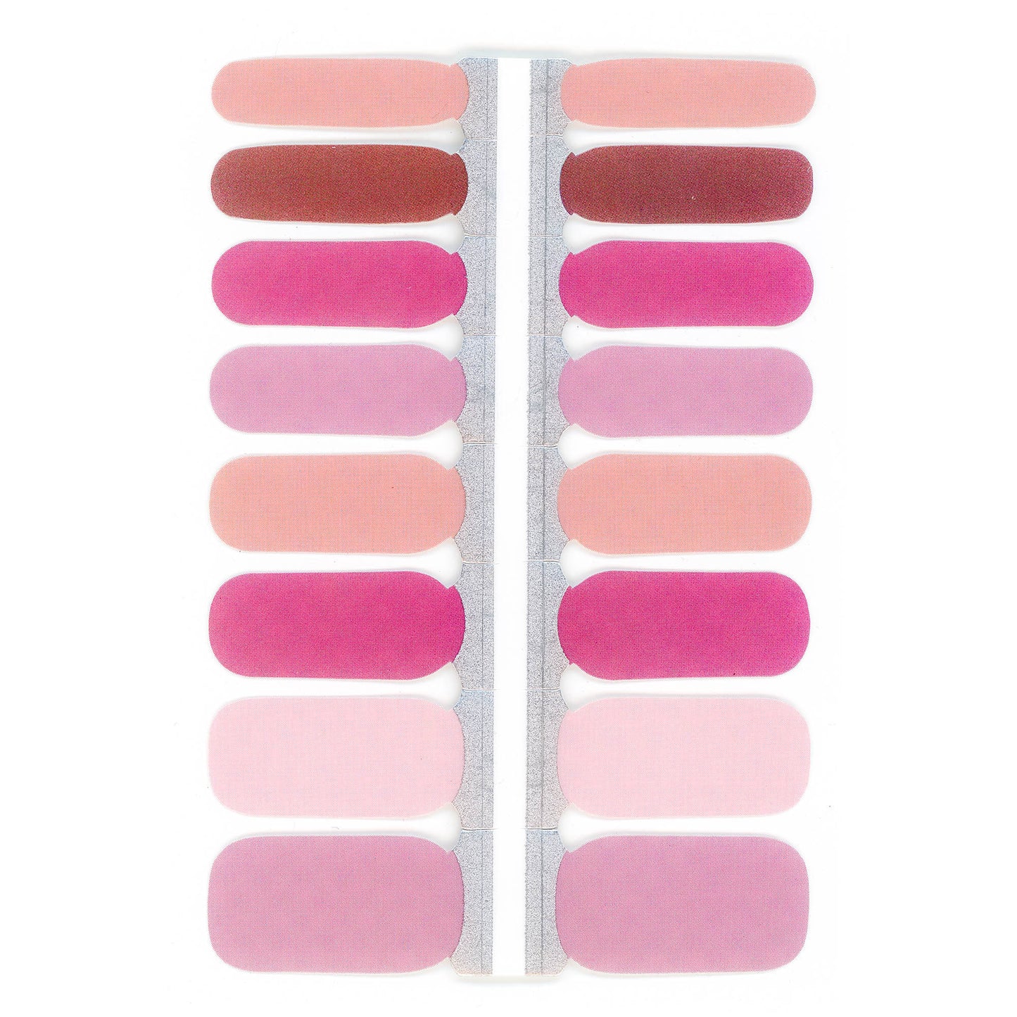 Pink Ombre Nail Polish Wraps