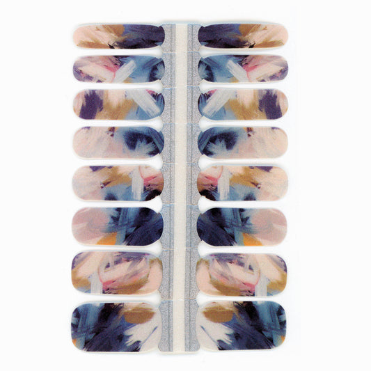 Moody Abstract Nail Polish Wraps