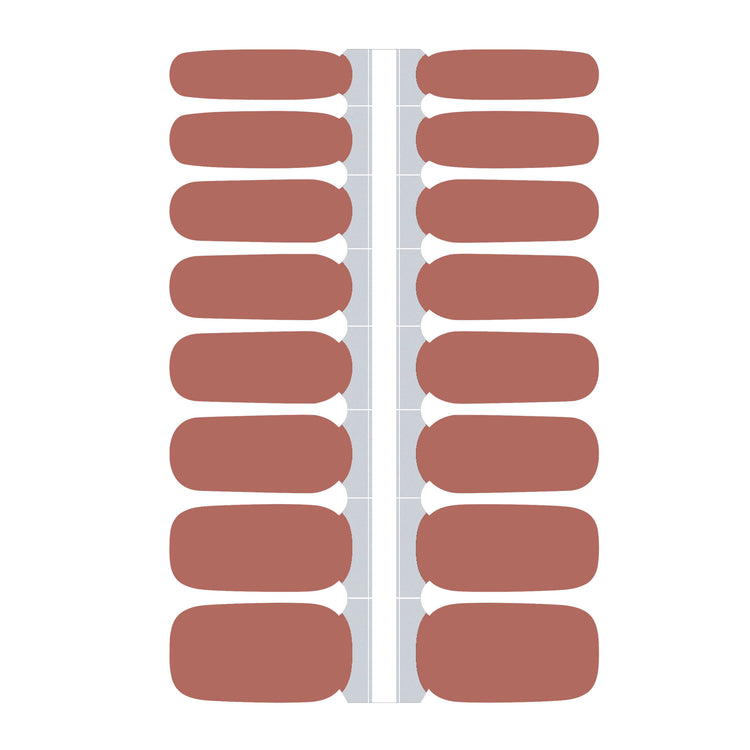 Burnt Orange Nail Wraps