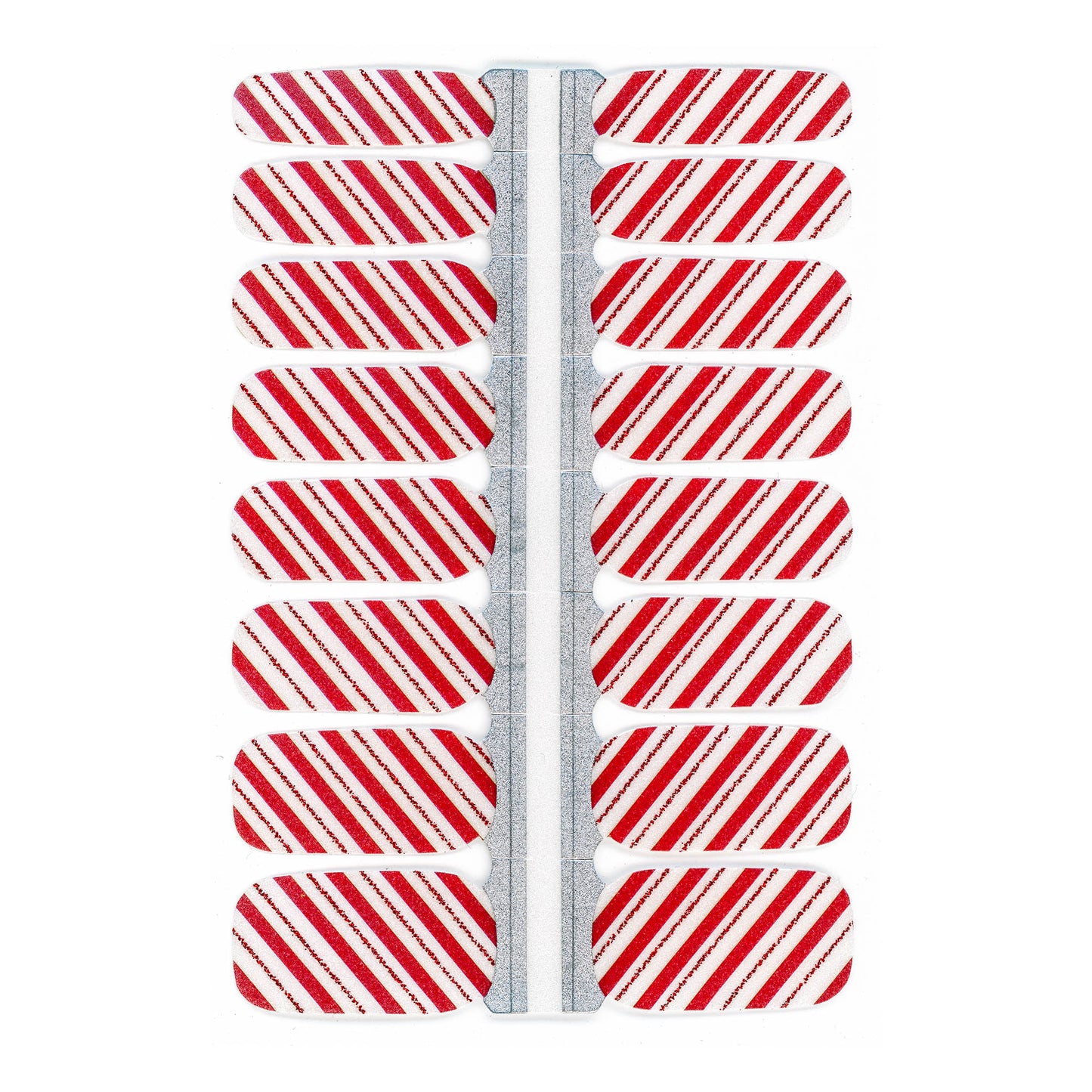 Candy Cane Lane Nail Polish Wraps