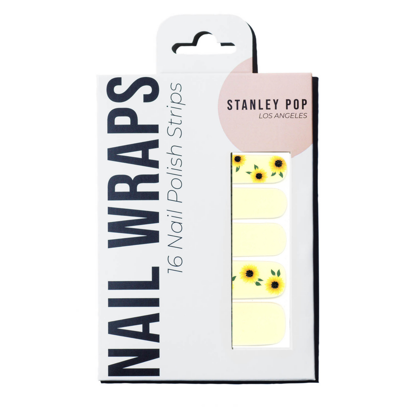 Sunflower Nail Polish Wraps