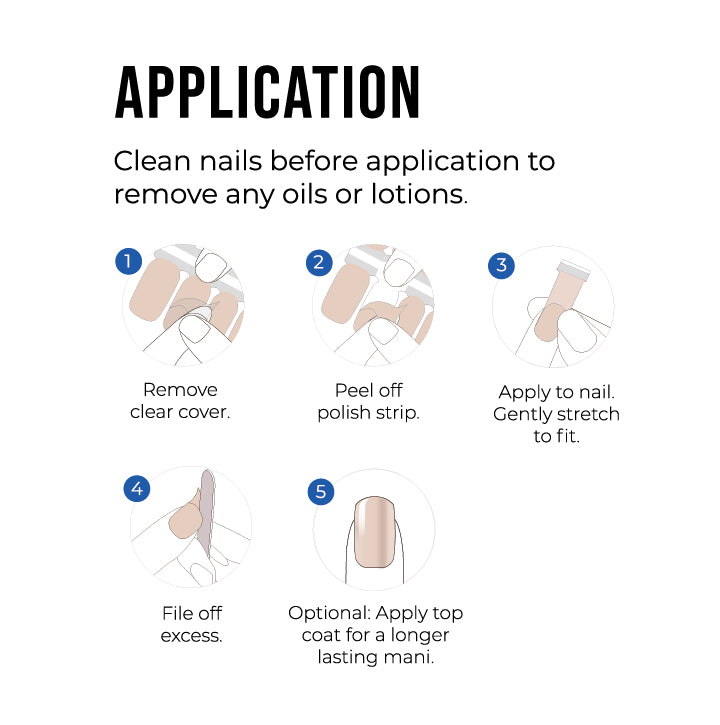 Ballerina Light Pink Nail Polish Wraps