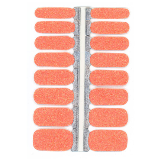 Orangesicle Nail Polish Wraps