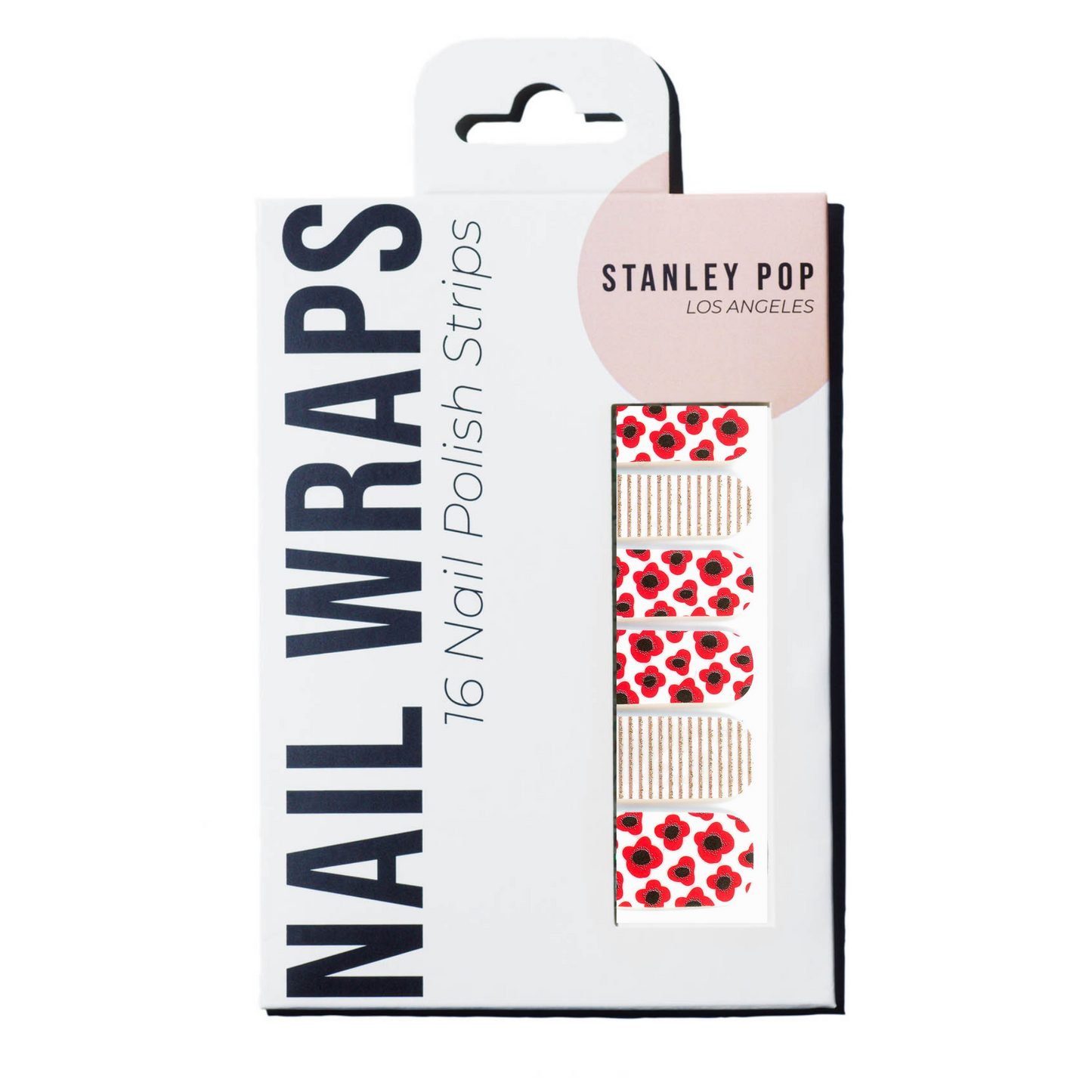 Scandinavian Flowers Nail Polish Wraps (Transparent)