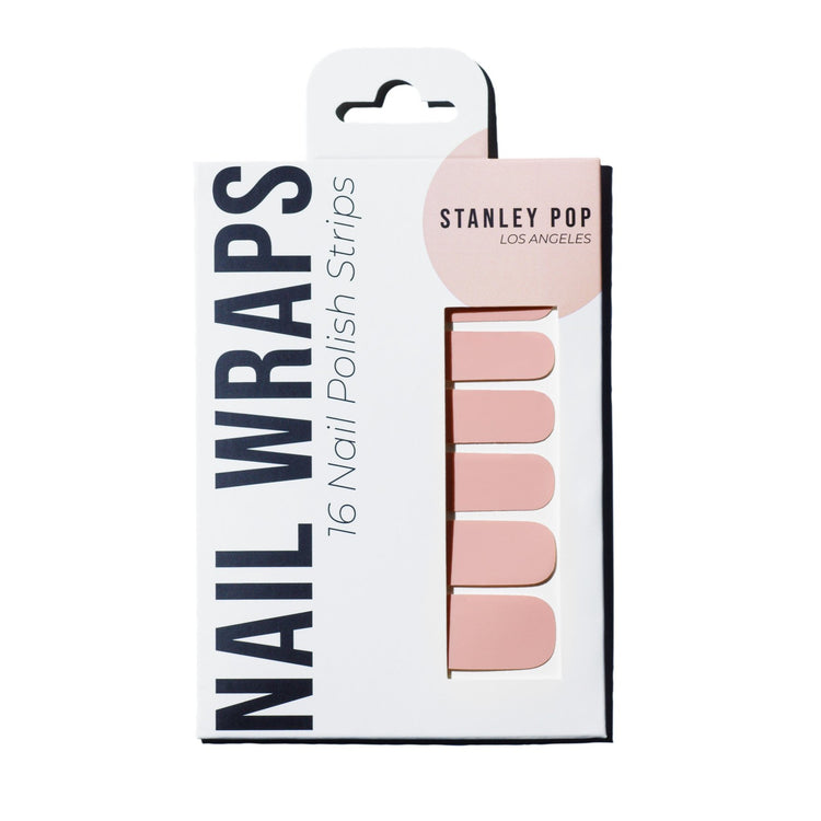 light pink nails in packaging
