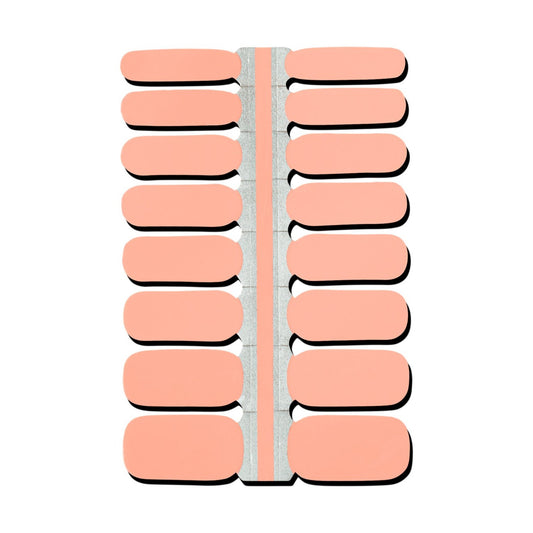 Coral Nail Polish Wraps
